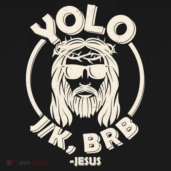 Funny Easter YOLO JK BRB Jesus Women's T-Shirt