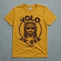 Funny Easter YOLO JK BRB Jesus T-Shirt thumb 5