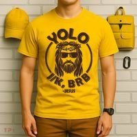 Funny Easter YOLO JK BRB Jesus T-Shirt thumb 6