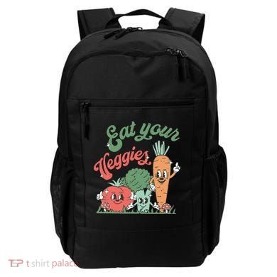 funny Eat your Veggies retro 90s style Vegetable Backpack