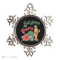 funny Eat your Veggies retro 90s style Vegetable Ornament thumb 0