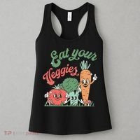 funny Eat your Veggies retro 90s style Vegetable Women's Tank Top thumb 3