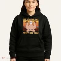 Funny EFF YOU SEE KAY WHY OH YOU Meditating Sloth Hoodie thumb 5