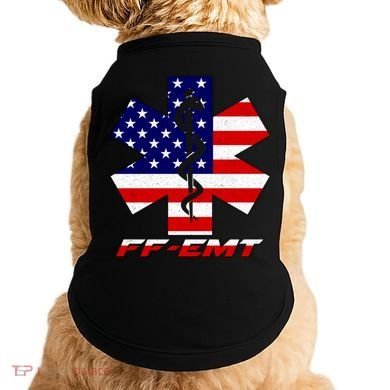 FF-EMT Firefighter Emergency Medical Tech Doggie Tank