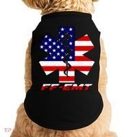 FF-EMT Firefighter Emergency Medical Tech Doggie Tank thumb 0