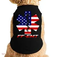 FF-EMT Firefighter Emergency Medical Tech Doggie Tank thumb 0