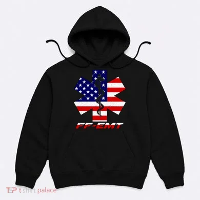 FF-EMT Firefighter Emergency Medical Tech Hoodie