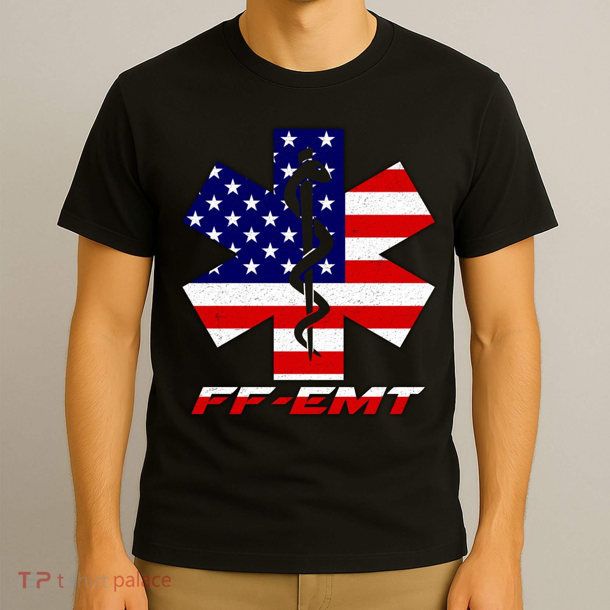 FF-EMT Firefighter Emergency Medical Tech T-Shirt