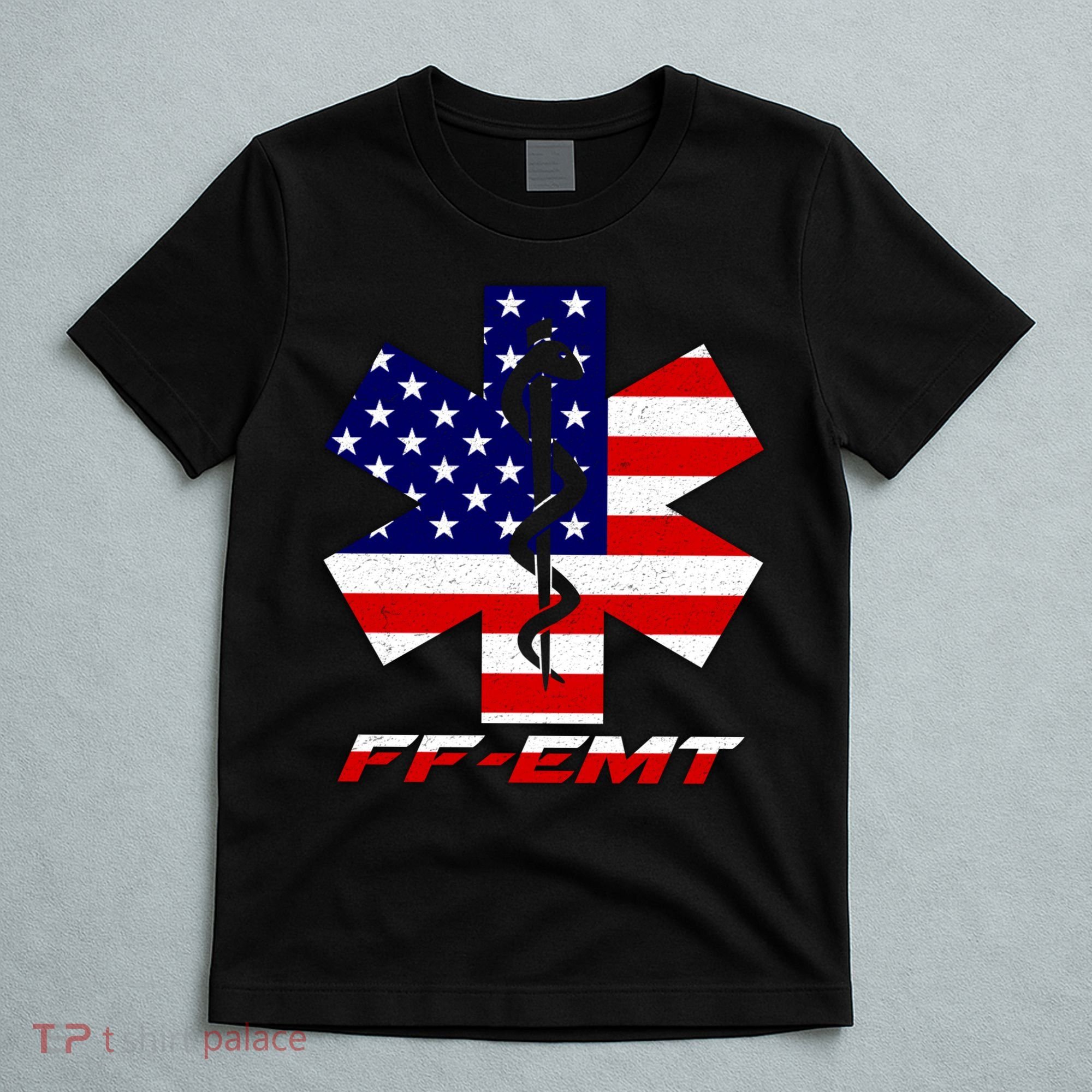 FF-EMT Firefighter Emergency Medical Tech T-Shirt