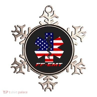 FF-EMT Firefighter Emergency Medical Tech Ornament