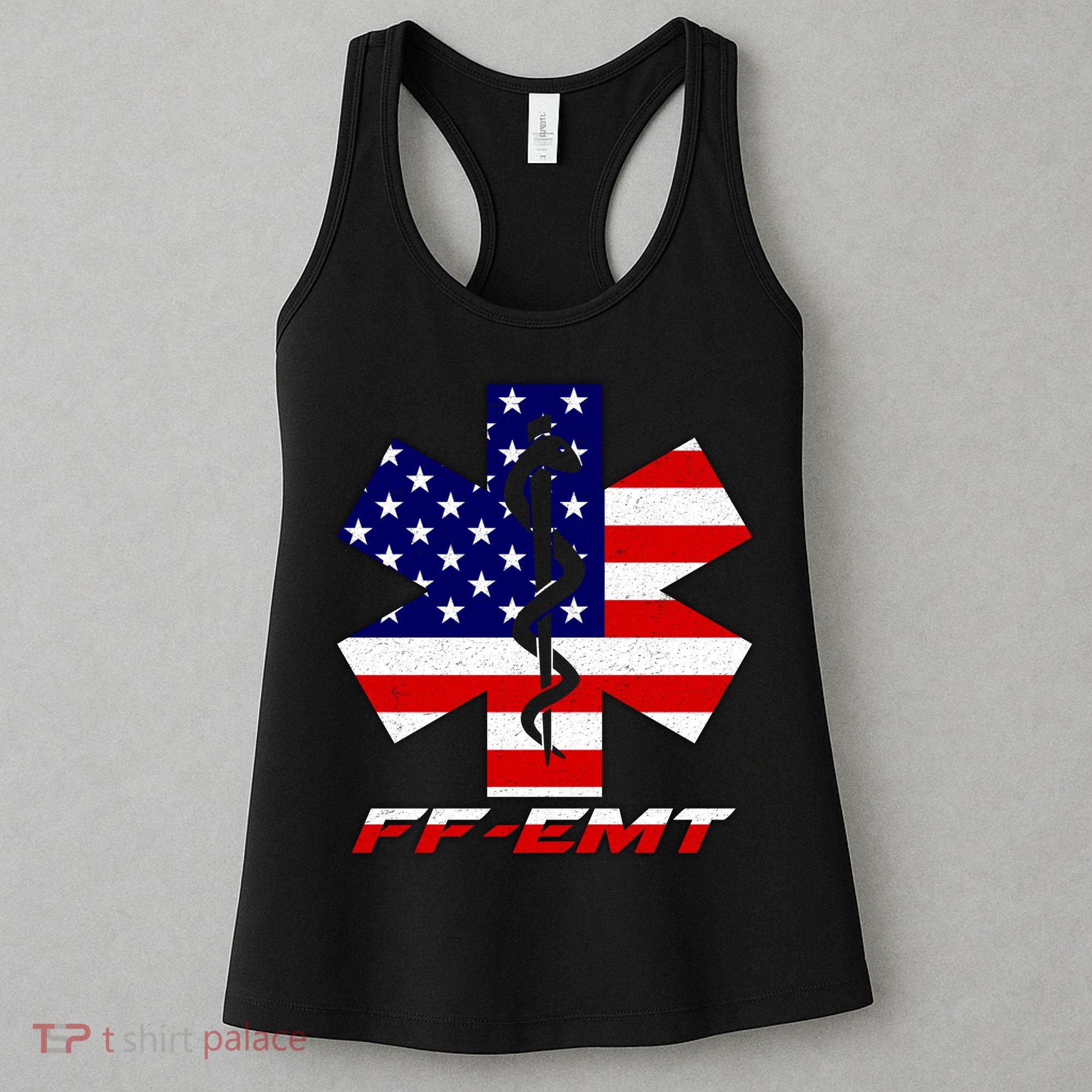 FF-EMT Firefighter Emergency Medical Tech Women's Tank Top