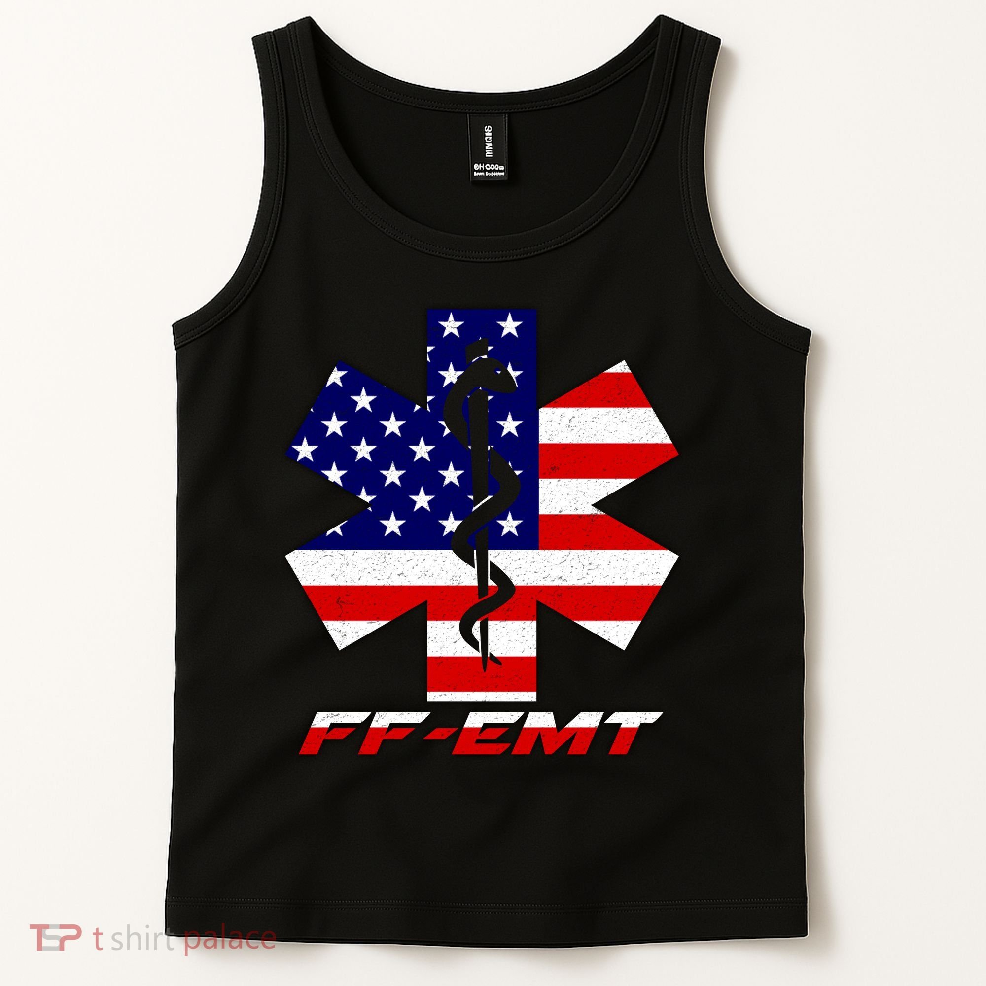 FF-EMT Firefighter Emergency Medical Tech Tank Top