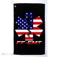 FF-EMT Firefighter Emergency Medical Tech Golf Towel thumb 0