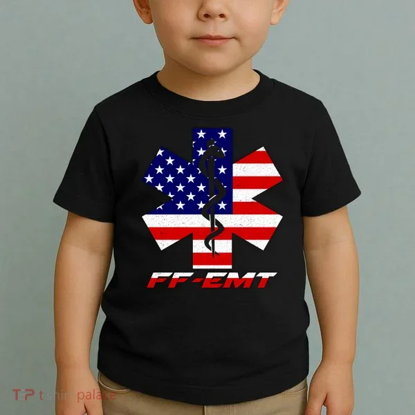 FF-EMT Firefighter Emergency Medical Tech Toddler T-Shirt