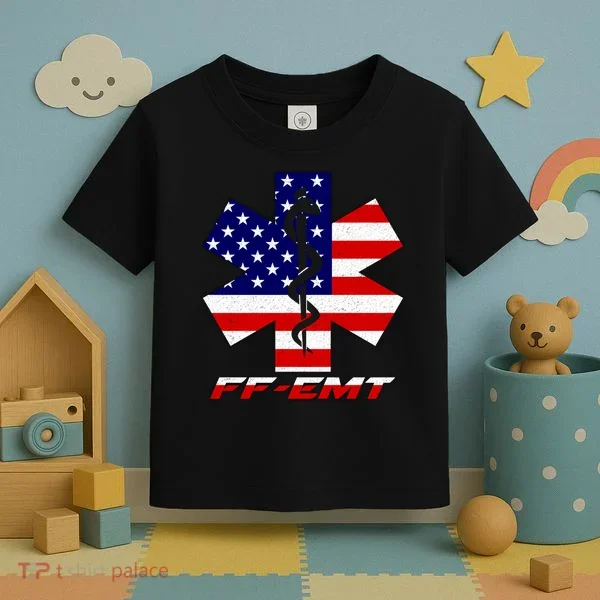 FF-EMT Firefighter Emergency Medical Tech Toddler T-Shirt