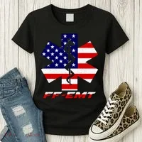 FF-EMT Firefighter Emergency Medical Tech Women's T-Shirt thumb 3