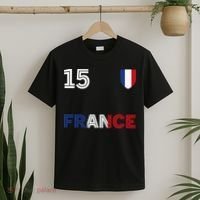 French Football 15 Jersey France Soccer Fan T-Shirt thumb 2