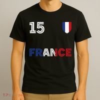 French Football 15 Jersey France Soccer Fan T-Shirt thumb 3