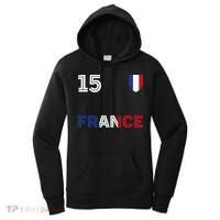 French Football 15 Jersey France Soccer Fan Women's Hoodie thumb 0