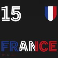 French Football 15 Jersey France Soccer Fan Women's Hoodie thumb 2