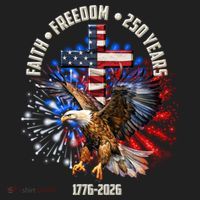 Faith Freedom 250 Years 1776-2026 Women's Sweatshirt thumb 2
