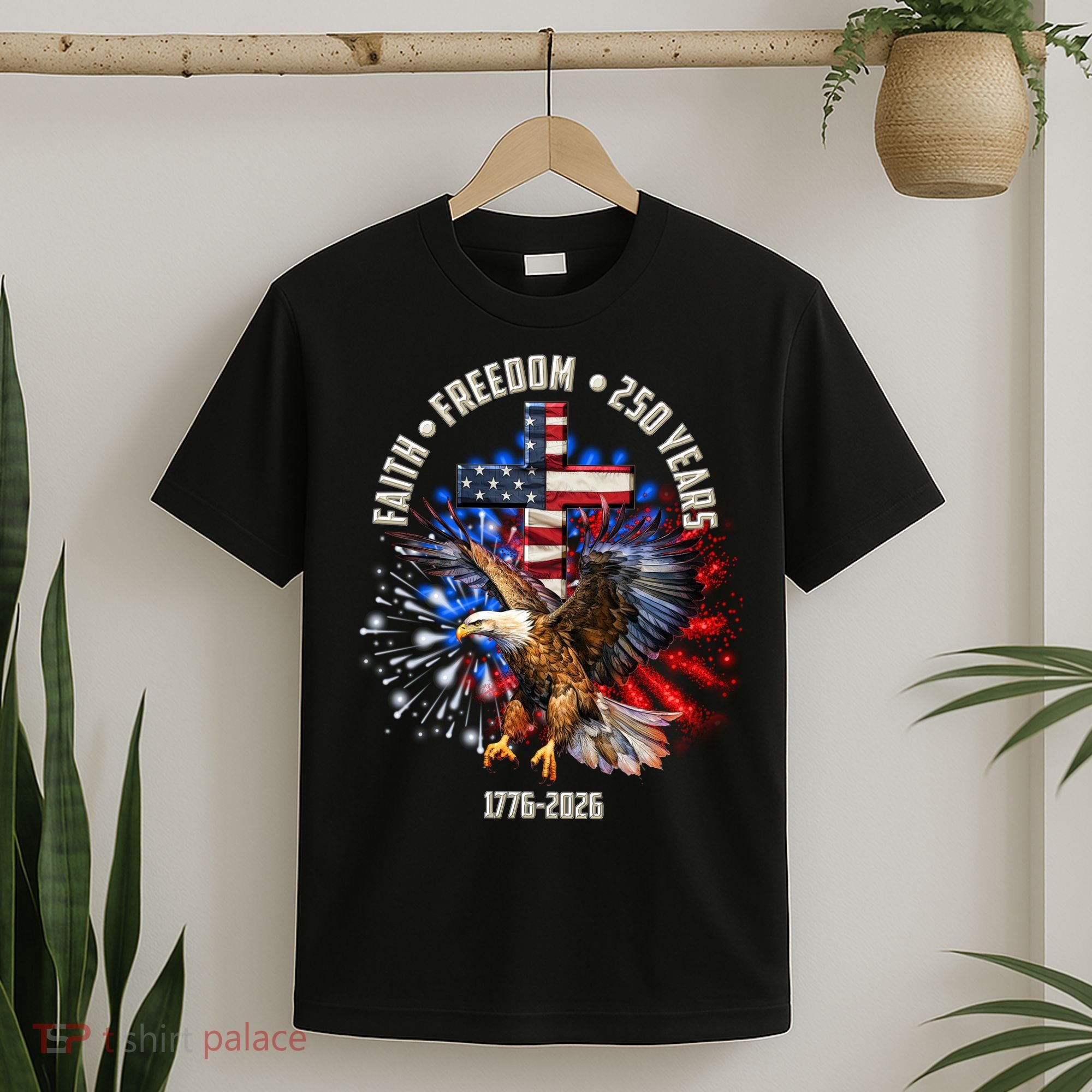 Faith Freedom 250 Years 1776-2026 T-Shirt