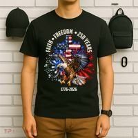 Faith Freedom 250 Years 1776-2026 T-Shirt thumb 6
