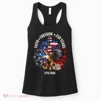 Faith Freedom 250 Years 1776-2026 Women's Tank Top thumb 0