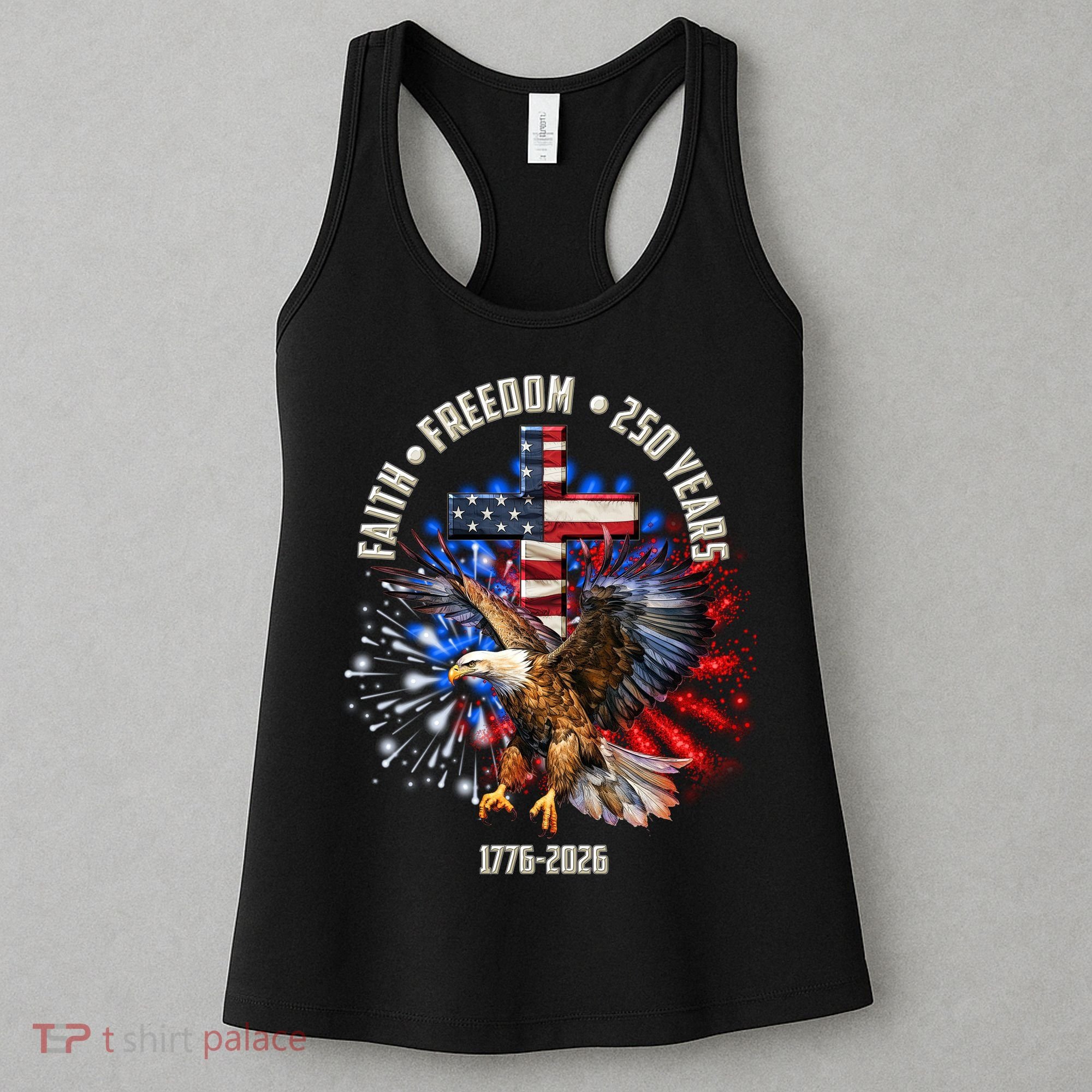 Faith Freedom 250 Years 1776-2026 Women's Tank Top