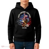 Faith Freedom 250 Years 1776-2026 Kids Hoodie thumb 4