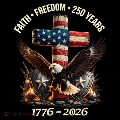 Faith Freedom 250 Years 1776-2026 250th American Anniversary Stripe Pom Pom Beanie