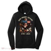 Faith Freedom 250 Years 1776-2026 250th American Anniversary Women's Hoodie thumb 0