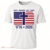 Faith Freedom 250 Years Anniversary Cooling Performance Crew T-Shirt thumb 0