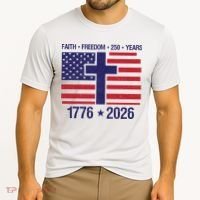 Faith Freedom 250 Years Anniversary Cooling Performance Crew T-Shirt thumb 2