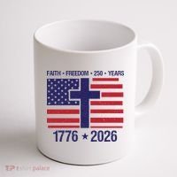 Faith Freedom 250 Years Anniversary Coffee Mug thumb 1