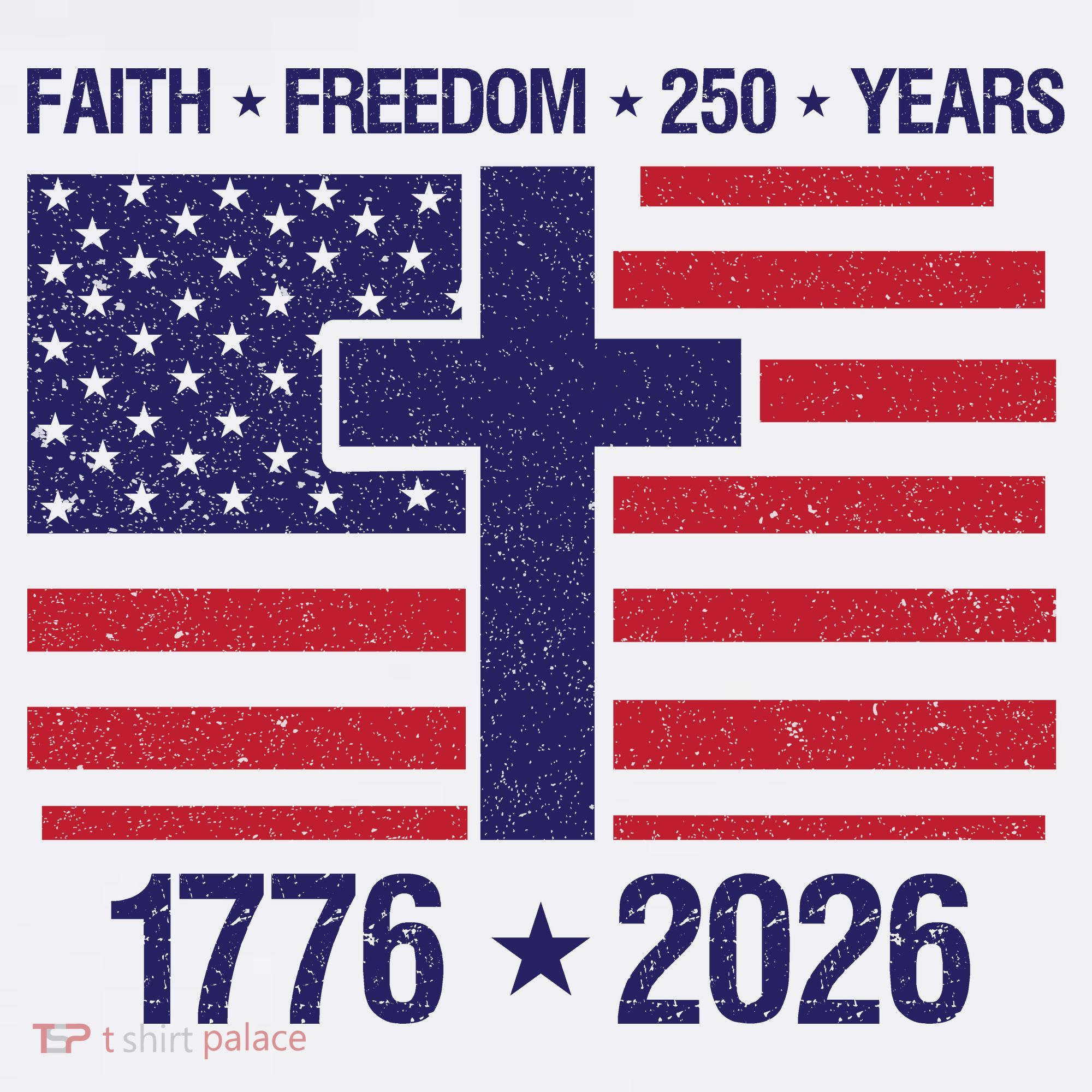 Faith Freedom 250 Years Anniversary Women's Hoodie