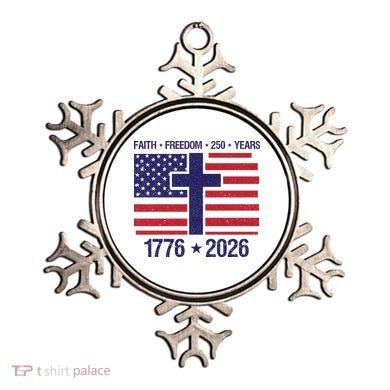 Faith Freedom 250 Years Anniversary Ornament