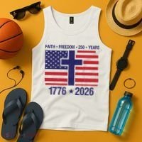 Faith Freedom 250 Years Anniversary Tank Top thumb 4