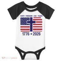 Faith Freedom 250 Years Anniversary Infant Baby Jersey Bodysuit thumb 0