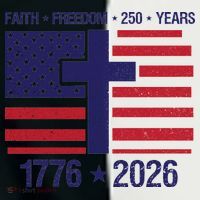 Faith Freedom 250 Years Anniversary Infant Baby Jersey Bodysuit thumb 2