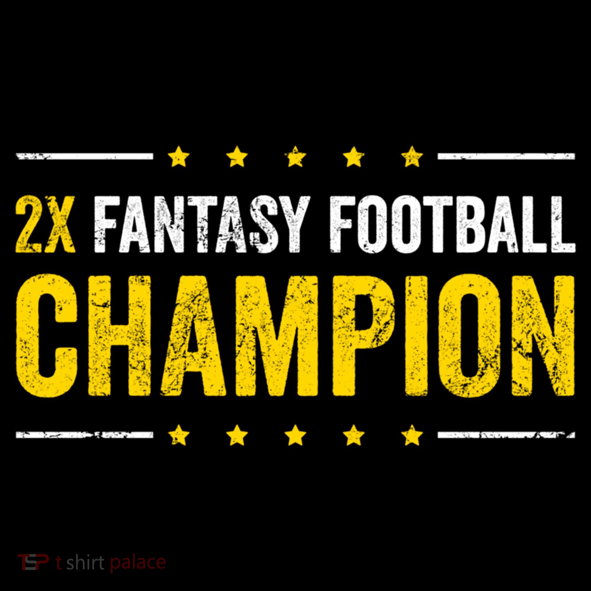Fantasy Football 2 Time Winner Champ Champion Cool Gift Coffee Mug