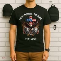 Faith Freedom 250 Years 1776-2026 Independence T-Shirt thumb 6