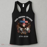Faith Freedom 250 Years 1776-2026 Independence Women's Tank Top thumb 3