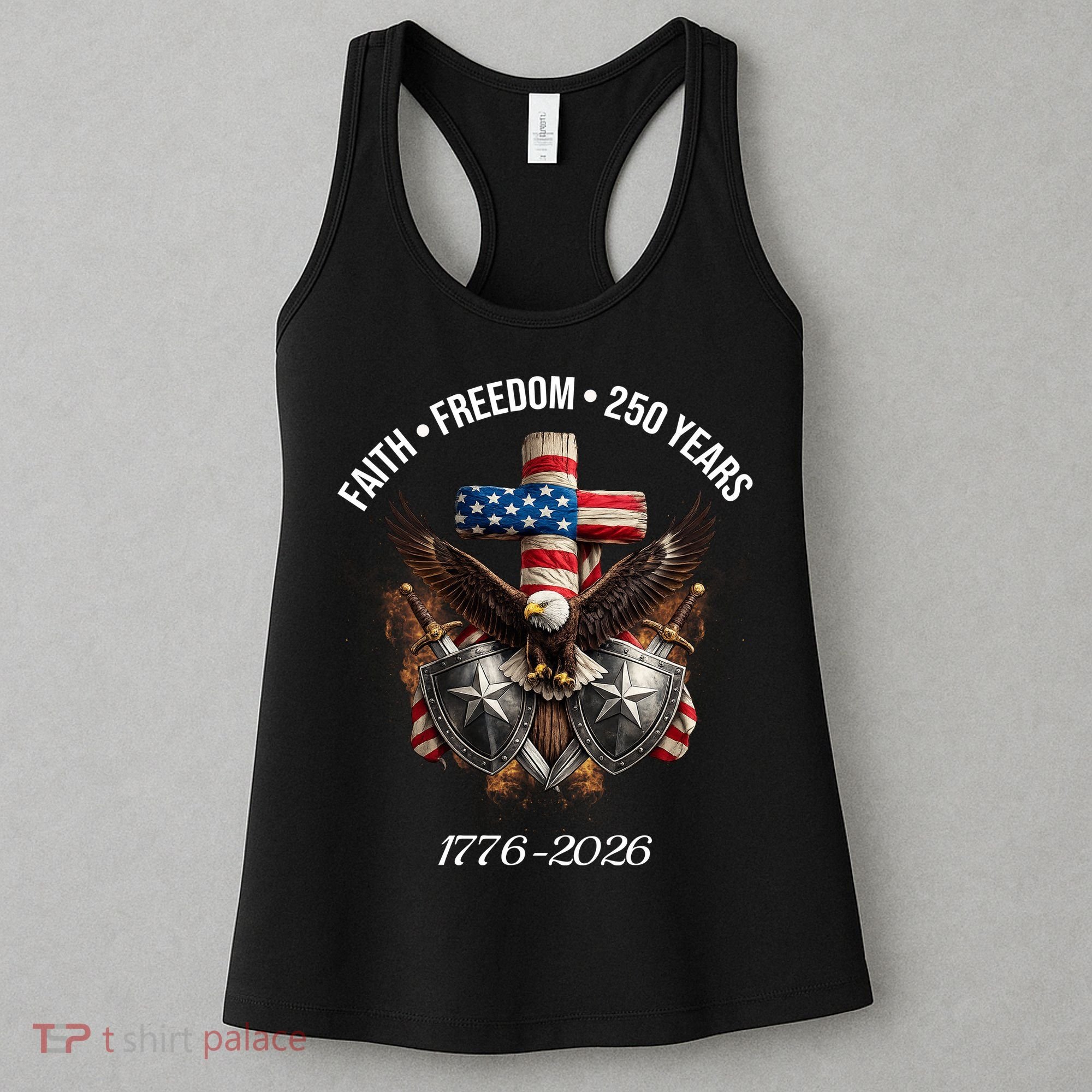 Faith Freedom 250 Years 1776-2026 Independence Women's Tank Top