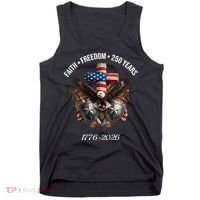 Faith Freedom 250 Years 1776-2026 Independence Tank Top thumb 0