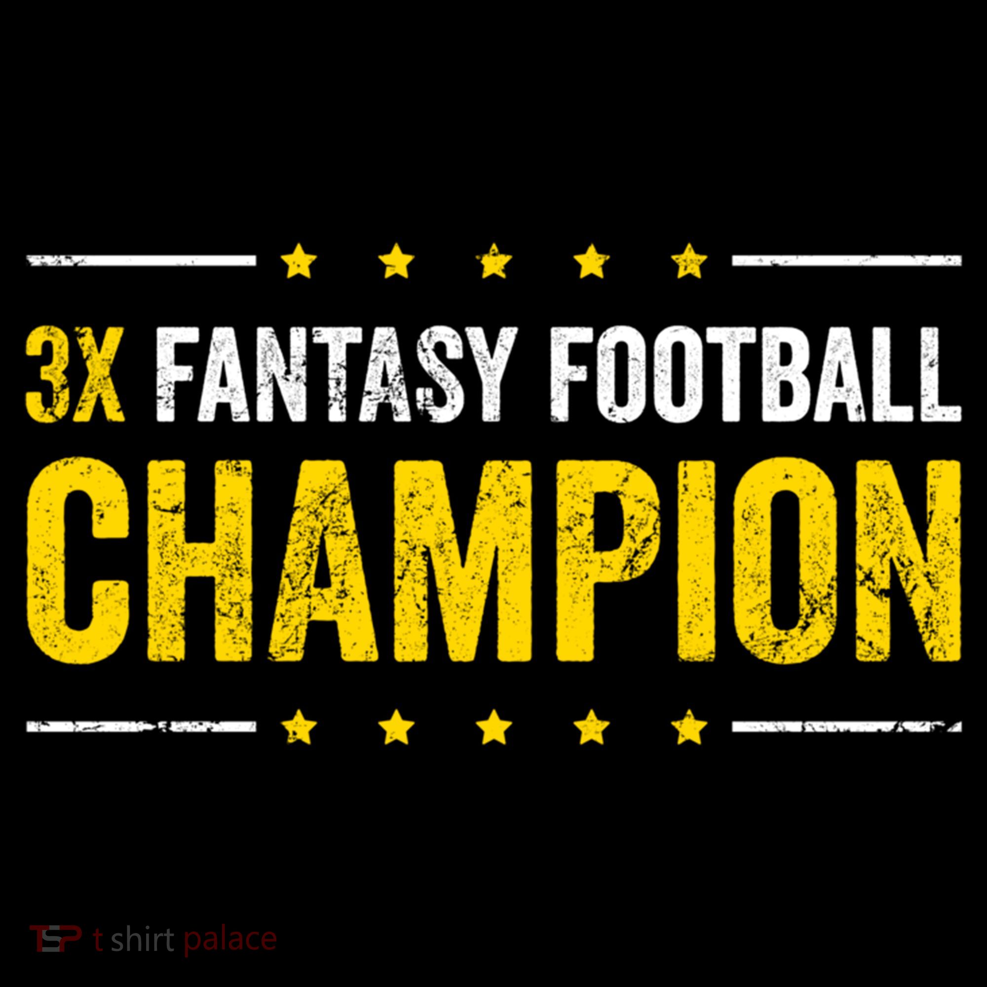 Fantasy Football 3 Time Winner Champ Champion Gift Kids Colorblock Raglan Jersey