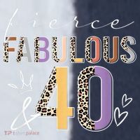 Fierce Fabulous & 40 Years Old Boho Leopard 40th Birthday Sport-Tek Competitor United Soccer Jersey thumb 4