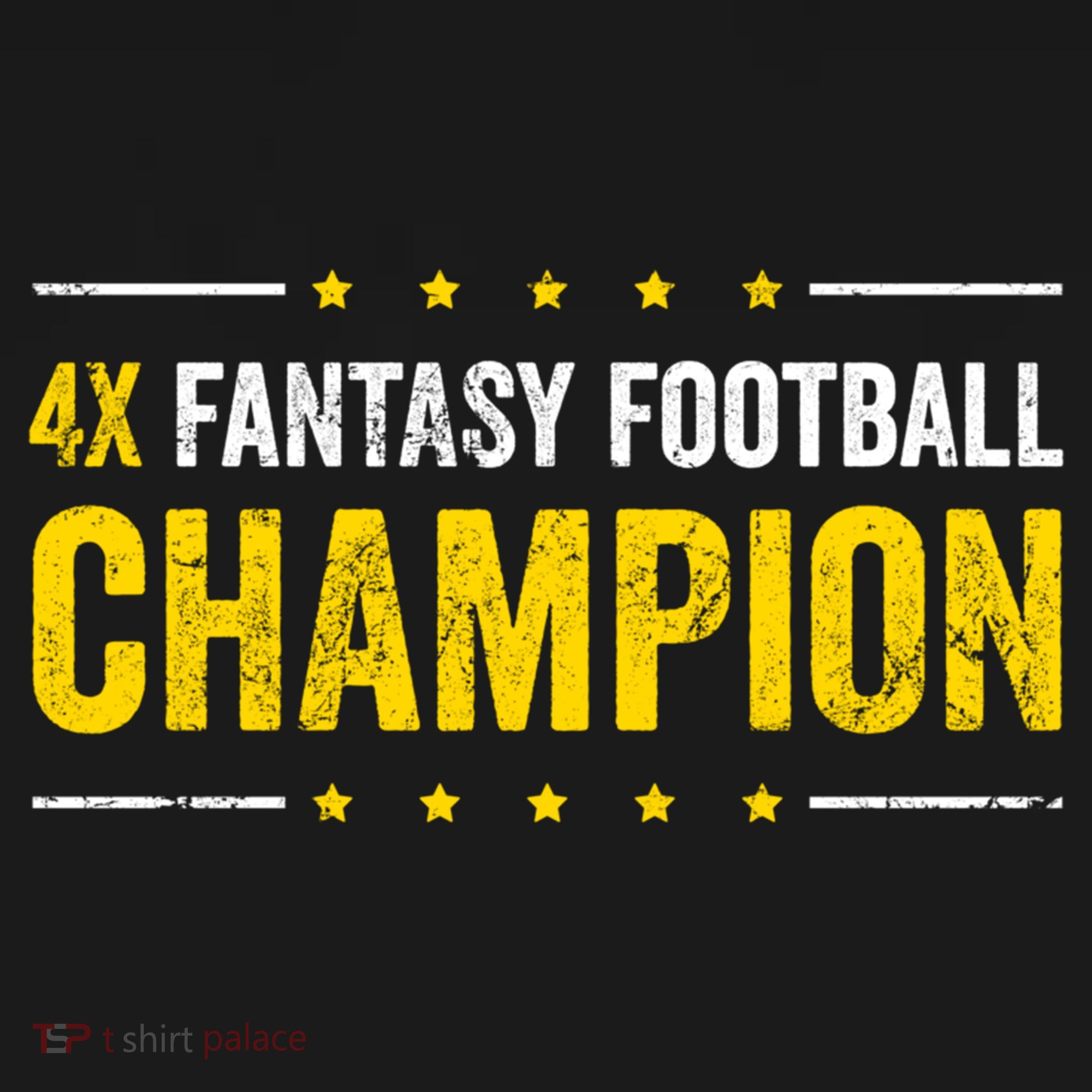 Fantasy Football 4 Time Winner Champ Champion Great Gift Women's Hoodie