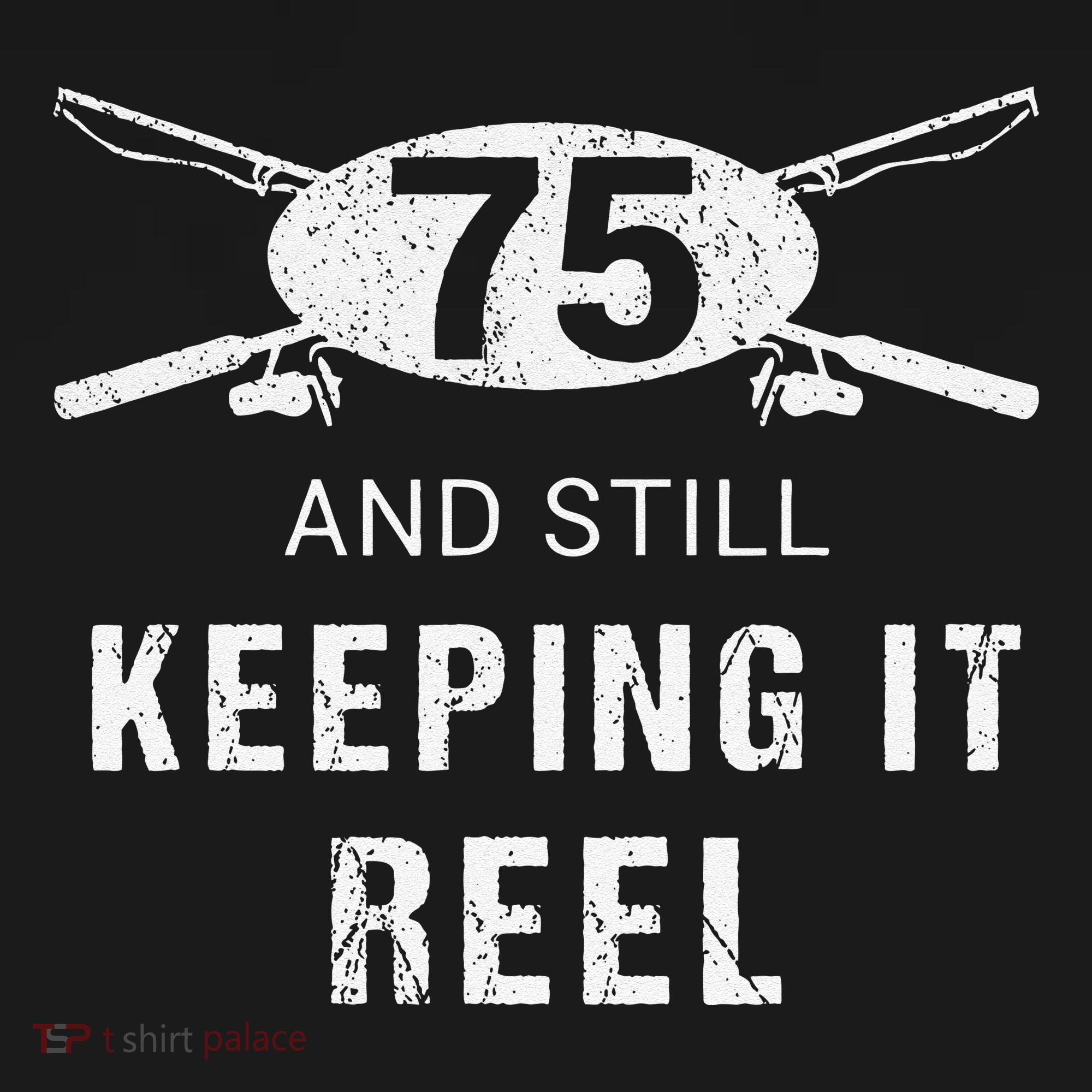 Funny Fishing 75th Birthday Gift Fisherman 75 Year Old Women's Tank Top
