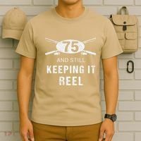 Funny Fishing 75th Birthday Gift Fisherman 75 Year Old T-Shirt thumb 6